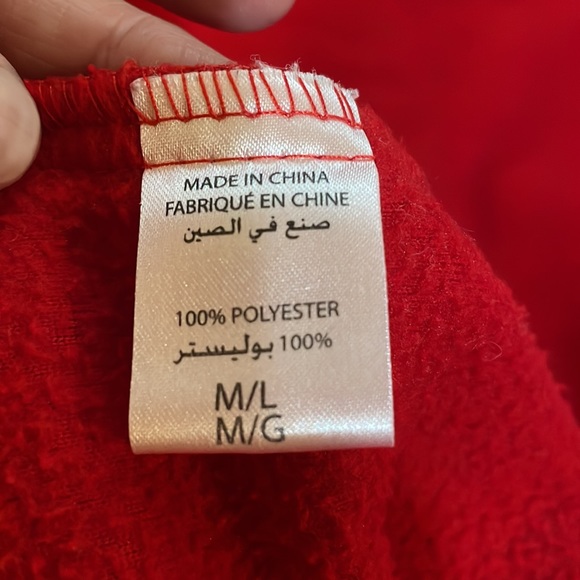 La Vie en Rose red plush super soft robe - Picture 9 of 9